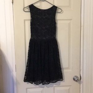 Lacy Black Dress